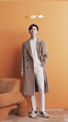 Korean Autumn Outfit, Pose Pengantin, Korean Winter Outfits, Korea Winter, Korean Street Fashion Men, Boys Formal Wear, Overcoat Men, Japan Outfit, Outfit Korean