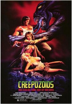 a movie poster for the film ceepozios with two women and a dragon