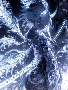 Glowing Art, Comic Art Girls, Anime Warrior, Cool Anime Pictures, Dark Anime, Cute Anime Pics, Awesome Stuff, Anime Poses, Fantasy Artwork