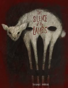 a painting of two sheep with the words, the science of the lambs on them