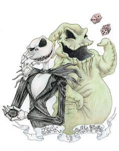 a drawing of a skeleton riding on top of a monster with dices in it's mouth