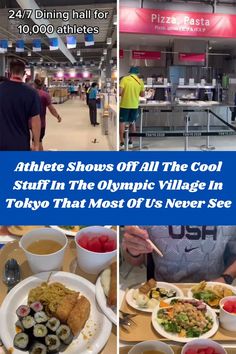 the food is being served at an indoor eatery in tokyo that most of us never see