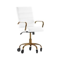 Office Chair Rose Gold Frame, Leather Office, Swivel Office Chair, Office Desk Chair, Swivel Seating