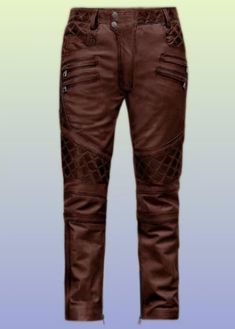 men's Leather Pant - Handmade - Lambskin Soft Real Leather Pant - Motorcycle pant- Leather Oversized Women's Pant Discover our stylish skinny leather Pant edgy charm with everyday comfort,this custom leather Pant are a must for your wardrobe. This real leather Pant increase the elegance with slimfit look and two Front pockets, two Back Pant, Leather pant men looks stunning, Whether you're going casual or aiming for a bold look, these motorbike Pant work for every occasion. Made from real leather, they're durable and age beautifully ⚡ Features: 🔸Zipper Fly & Buttons 🔸Fully Lined 🔸Slimfit 🔸2 Front Pockets / 2 Back Pockets In order to provide you a perfect fit please provide us your following measurements in "CUSTOM ORDER NOTES/ PERSONALIZATION" so this product can be a perfect fit for yo Brown Leather Pant, Brown Leather Pants, Pants Gift, Mens Leather Pants, Motorcycle Pants, Leather Pant, Oversize Women, Leather Jeans, Biker Leather