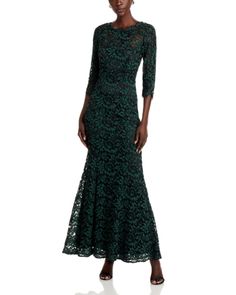 Eliza J Lace Gown Floral Evening Gown, Eliza J, Gowns Online, Lace Dresses, Lace Gown, Lace Design, Lace Fabric, Evening Gown, Evening Wear