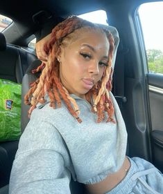 Dreads On Light Skin Women, Hair Color Ideas Light Skin, Baddies With Locs, Loc Hair Color Ideas, Hair Color Ideas Light, Light Skin Women, Afro Punk Fashion, Dreadlock Styles