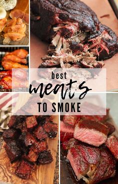 Best Meats to Smoke - Hey Grill, Hey Appetizers Meat, Keto Meat, Smoked Pork Ribs, Smoker Cooking, Smoked Beef Brisket, Pellet Grill Recipes, Traeger Recipes, Smoked Pulled Pork