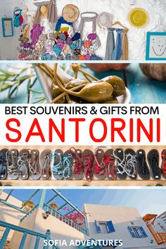 the best souvenirs and gifts from san antonio, california with text overlay