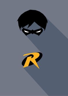 an image of batman with the letter r on it