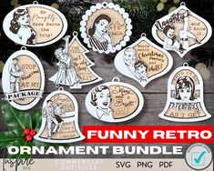 christmas ornament bundle for the disney movie