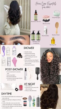 Long / full hair #routine #hair must haves 💇🏽‍♀️✨💕 Long Full Hair, Hair Must Haves, Easy Care Hairstyles, Rosemary Oil For Hair, Full Hair