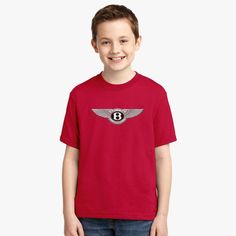 Bentley Logo Youth T-shirt Bentley Logo, Bentley Motors, Report Design, Kids Sweater, Kids Sweatshirt, Bentley, Suits You, Tshirt Logo