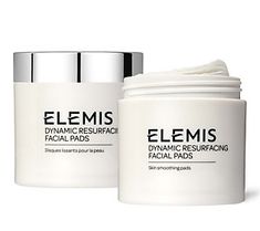 It's time to double-down on your skincare treatment. ELEMIS Dynamic Resurfacing Facial Pads help exfoliate away dead skin cells that can dull the look of the complexion.   In a consumer survey after two weeks, -- 85% agreed this product was effective at helping resurface their skin -- 86% agreed their makeup application was easier and visibly flawless  Using dual-action exfoliation, the Dynamic Resurfacing formula provides a chemical exfoliation, while the embossed pattern on the facial pad deli Chemical Exfoliation, Under Eye Puffiness, Tired Eyes, Essential Fatty Acids, Skin Care Treatments, Makeup Application, Hydrate Skin, Improve Skin, Jojoba Oil