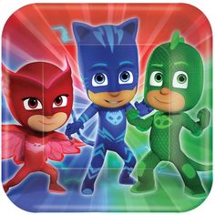 Buy Kids Birthday PJ Masks Dinner Plater 9 inches, 8 per package sold at Party Expert Dj Sonic, Owlette Costume, Bedtime Songs, Pj Masks Owlette, Pj Masks Birthday Party, Pj Mask Party, Catboy Pj Masks, Happy Birthday Wishes Photos, Sesame Street Birthday Party