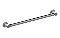 an image of a chrome towel bar on a white background