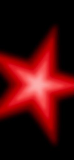 a black background with a red star in the center