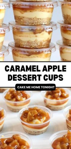 Non Bake Snacks, Fall Pudding Cups, Caramel Apple No Bake Dessert, Small Dessert Cup Ideas, Thanksgiving Pot Luck Desserts, Thanksgiving Desserts Potluck, Thanksgiving Sides And Desserts, Alpha Gal Friendly Dessert Recipes, Scarecrow Desserts