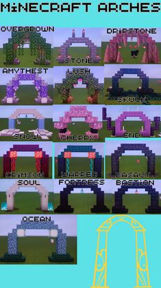 the different types of minecraft archs