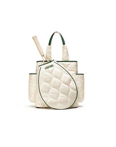 Tennis Quilted Backpack Tote | Caraa - Luxury Sports Bags Sporty Handbag, Tennis Tote, Racquet Bag, Tennis Girl, Gift Wishlist, Tennis Bags, Studio Bag