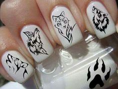 Cowgirl Nails, Dog Nail Art, Cute Halloween Nails, Fancy Nails Designs, Stiletto Nails Designs