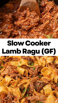 slow cooker lamb ragu gf is an easy and delicious dinner