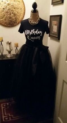 30th Birthday Outfit, 40th Bday Ideas, Birthday Outfit Ideas, Black Tulle Skirt, Outfit Ideas For Church, 40 And Fabulous, Birthday Ideas For Her, 31st Birthday, Birthday Party Outfits