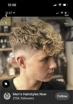 Boy Permed Hair, Boys Curly Haircuts, Trendy Boys Haircuts, Wavy Perm, Hairstyles Reference