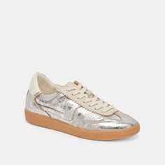 NOTICE WIDE SNEAKERS SILVER DISTRESSED LEATHER – Dolce Vita Swaggy Shoes, High End Sneakers, Cute Sneakers For Women, Wide Sneakers, College Closet, Outfit Pieces, England Trip, Cute Sneakers, Fall Inspo