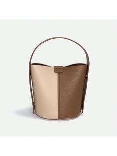 Bucket Bags For Women, PU Leather Handbags Shoulder Cross-Body With Magnetic Closure,Alina 2 Pcs Set Bucket Bag,Metal Buckle,Anti-Wrinkle Soft Leather,Large Capacity,Perfect For Daily Casual,Work,Business Camel Casual,Elegant   PU Leather Plain Crossbody Bag Set,Shoulder Bag Set   Women Bags, size features are:Bust: ,Length: ,Sleeve Length: Beige Bucket Bag With Removable Pouch For Errands, Brown Bucket Hobo Bag For Daily Use, Elegant Beige Bucket-shaped Hobo Bag, Beige Bucket Bag With Detachable Strap, Brown Bucket Bags With Detachable Handle, Office Bucket Bag With Detachable Strap In Beige, Brown Bucket Shoulder Bag With Detachable Handle, Versatile Beige Bucket Bag With Detachable Handle, Versatile Brown Bucket Bag