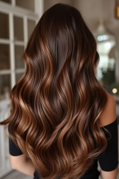 Light Brown Hair Shades, Light Brown Hair Color, Brown Hair Inspiration, Brown Hair Shades, Long Shiny Hair, Brown Hair Color, Prom Hairstyles For Short Hair