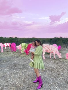 #procreate #procreatedrawing #western #westernstyle #cowgirl #cowgirlstyle #cowgirlfashion #cowgirloutfit #ranchlife #ranchwife #jeffreycampbell #daggot cowboy boots #westernaestheticoutfits #westernaesthetic #greendresses #cows #farm #picsart #picsartedits #pinksky #pinkboots Pink Cowboy Boots Outfit, Eclectic Cowgirl, Western Aesthetic Outfits, Colorful Cowgirl, Cowboy Disco, Procreate Fashion, Aesthetic Cowgirl, Cosmic Cowgirl, Queer Style