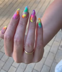 Suenos Festival Nails, Tomorrowland Nails, Rave Nails Festivals, Harry Potter Nail Art, Rainbow Nails Design, Chic Nail Art, Fall Nail Trends, Fancy Nails Designs