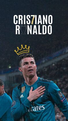 cristianoo r naldo is looking up at the sky with his hands on his chest