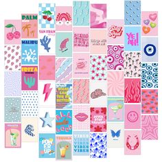 a collage of many different types of greeting cards