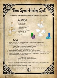 Wiccan Magic Spells, Spell For Health, Spells For Health, Health Spells, Book Of Shadows Spells, Witchy Spells, Health Spell, Truth Spell, Healing Spell