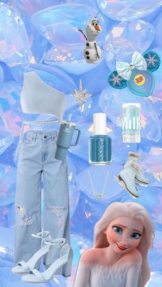 an image of frozen princess clothes and accessories