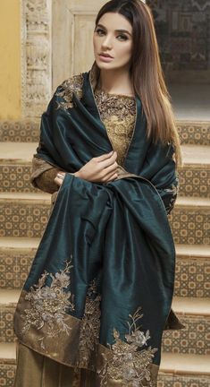 Nilofer Shahid, Sadia Khan, Pakistan Dress, Shawl For Women, Pakistani Formal Dresses, Nikkah Dress, Luxury Pret, Velvet Dress Designs, Wedding Luxury