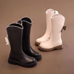 Elegant Knee High Boots - Momorii Designer Boots, Stylish Shoes, Newest Trends, Winter Wardrobe, High Quality Leather, High Boots, Knee High Boots, Girls Shoes, Little One