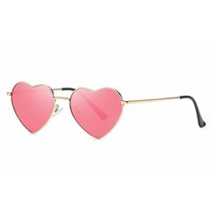 PRICES MAY VARY. ❤❤OUTER MATERIAL : These heart shaped sunglasses are made from a high quality metal material and come with anti-skid nose pads,Solid metal hinges made of stainless steel,comfortable for long periods of time. ❤❤ANTI GLARE POLARIZED LENS :The heart shaped sunglasses 100% UV protection from sunlight to protect your eyes,delivering a superior visual experience and anti-glare while maintaining color integrity,reduces eye strain and discomfort. ❤❤TREND DESIGN : Pink cute heart sunglas Pink Heart Sunglasses, Vintage Festival, High Fashion Accessories, Shaped Sunglasses, Metal Hinges, Heart Shaped Sunglasses, Heart Sunglasses, Sunglasses Fashion, Cute Heart