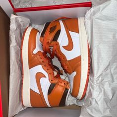 New Nike Dunks, Orange And Brown, Never Worn Nike Panda Brown, Brown Nike Tennis Shoes, Orange Black Nike, Nike Dunks Orange, Burnt Orange Nike, Brown Orange, New Nike, Nike Dunks, Brown Color