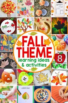 fall theme learning ideas and activities