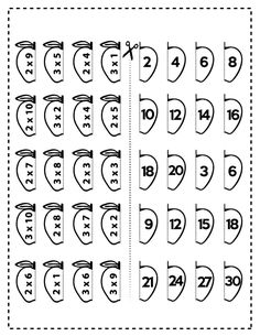 table de nuitificr for children to learn numbers 1 - 10 with pictures