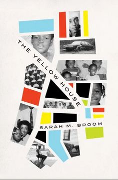 the yellow hour by sarah m broome, with photos of black people in squares