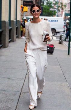 Woman In White, Lily Aldridge, Office Outfits Women, Looks Street Style, Outfit Trends, Work Outfits Women