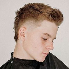 27 Stylish Mullet Hairstyle Ideas for Men in 2024 - WiseBarber.com Stylish Mullet, Boys Fade Haircut, Mullet Hairstyles, Short Fade Haircut, Boy Haircuts Short, Mohawk Mullet, Short Mullet