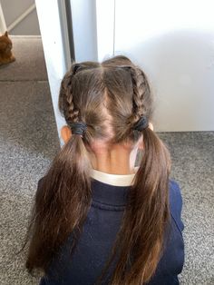 10/5/2023 #Hairstyles #Hair #Girls #Pretty #PrettyHair #GirlyHair #Plait #Plaits #PigTails #Ponytails #SchoolHair #SportyHair Plait Pigtails, Quick And Simple Hairstyles, Simple Hairstyles For School, Plats Hairstyles, Girls School Hairstyles, 2023 Hairstyles, Race Against Time, Toddler Hairstyles, Easy Hairstyles For School