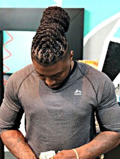 Men's Dreadlocks Styles, Men Loc Bun Styles, Dread Styles For Men Bun Locs, Men Loc Styles For Wedding, Mens Loc Updo Styles, Men Locs Hairstyles Black Man Updo, Mens Dreadlock Styles Medium