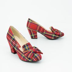 Wear with a trusty cardigan & sip that latte slowly. Our Hippy in plaid is a testament to the season with stunning fabric prints. This novelty bow loafer is rejuvenated & ready for an autumn stroll. Proud To Be 100% Vegan Friendly. Upper Material: Plaid Print Fabric Lining Material: Man Made Material + Fabric Counter Lining Fully Padded With Memory Foam For Maximum Comfort. Heel Height: 2 8/5" Inches Step In Pump Fit: True To Size. If You Take A Wider Width, You May Size Up 1/2 Size. For Red Plaid Coat, Marching Band Uniforms, Vintage Inspired Shoes, Band Uniforms, I See Red, Fabric Prints, Plaid Coat, Hair Clothes, Classic Outfits