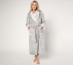 Lounge mode, activated! With its generous fit and delightfully plush fabrication, this soft robe has you feeling pampered in an instant. From Carole Hochman. Soft Robes, Sleepwear & Loungewear, Lounge Wear, How Are You Feeling, Lounge, Fabric