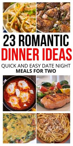 25 romantic dinner ideas quick and easy date night meals for two